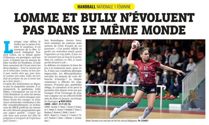 Article De Presse LLMH - Bully-Les-Mines